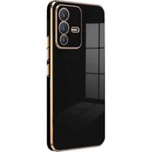 Microsonic Vivo V23 5G Olive Plated Siyah Kılıf