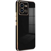 Microsonic Vivo V25 5G Olive Plated Siyah Kılıf