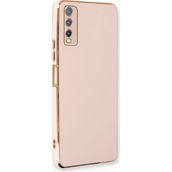 Microsonic Vivo Y20S Olive Plated Pembe Kılıf