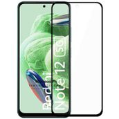 Microsonic Xiaomi Redmi Note 12 Tam Kaplayan Temperli Siyah Cam Ekran Koruyucu
