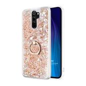 Microsonic Xiaomi Redmi Note 8 Pro Glitter Liquid Holder Gold Cep Telefonu Kılıfı