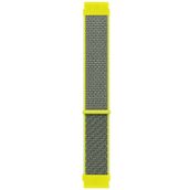 Microsonic Xiaomi Watch S1 Active Hasırlı Woven Sport Loop Sarı Kordon