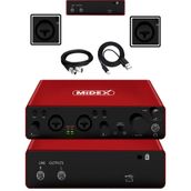 Midex GLX-700RD Üst Segment USB Stüdyo Ses Kartı