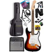 Midex RPH-30SB Gül Klavye Strat Kasa SSS Elektro Gitar Seti