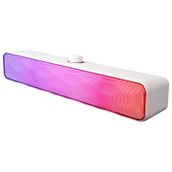 Mikado MD-SBT31 5W*2 1200mAh Bluetooth,RGB Aydınlatmalı,TF Card,Type-C Destekli,USB Bellekle Çalışabilen Plastik+ Demir örgü Malzemeli Speaker Soundbar Hoparlör (BEYAZ)