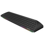 Mikado MD-SBT32 Siyah 16W 2000mAh şARJLI Bluetooth 5,3 Özellikli Soundbar Speaker,7 Mod RGB Aydınlatma AUX Destekli Şarjlı Taşınablir Özellikli Plastik+ Demir örgü Soundbar Speaker