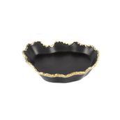 Mikasa Moor 26 x 24 x 5 cm Porselen Siyah Servis