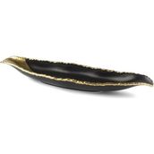 Mikasa Moor 50 x 11 x 5 cm Porselen Siyah Gold Uzun Servis