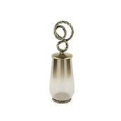 Mikasa Moor Beyaz Bronz Cam Halat 49x14 cm Detaylı Obje