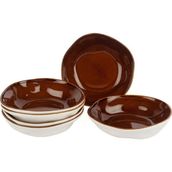 Mikasa Moor Beyaz Karamel 6lı Çukur Tabak Kase 18CM P374.115460 - 0 - 1 lt