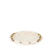 Mikasa Moor Krem Gold Oval Zincir Porselen Servis Tabağı