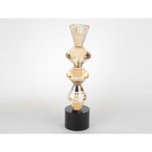 Mikasa Moor Kristal 33x8 cm Şampanya Mumluk