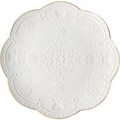Mikasa Moor Printemps Porselen 4'lü Servis Tabağı Seti - Beyaz - Standart