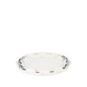 Mikasa Moor Silver Oval Zincir Porselen Servis Tabağı - Beyaz