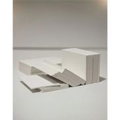 Mikasso Beyaz Yaka Kartı Kağıdı Boş Baskısız Kalın Kart 5 x 8 cm (100 Adet) (0,092 Kg) Küp Not Kağıdı - Çok Renkli