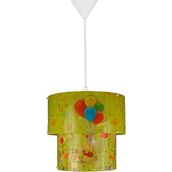 Mikasso Çocuk Odası Winnie The Pooh 3D SARKIT-5102 Lisanslı Kumaş 1 E27 Yeşil Bebek / Çocuk Odası - Çok Renkli