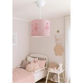 Mikasso Homing Kids Kumaş Pembe Baskılı Çocuk Odası Sarkıt 28LI?K AYD-2920 Kumaş 1 E27 Pembe Bebek / Çocuk O - Çok Renkli
