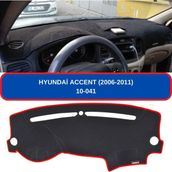 Mikasso Hyundai Accent 2006-2011 Torpido Koruyucu Torpido Kılıfı Ön Göğüs Kaplama Torpido Koruma Halısı - Çok Renkli