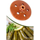 Mikasso Kiremit Toprak Dolma Sarma Pişirme Taşı Kapağı Sırlı Delikli Fırınlanmış Yaprak Sarma Kapak Toprak T