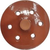 Mikasso Küçük Boy Sırlı 17CM Toprak Dolmalık Sarma Taşı Seramik Turuncu