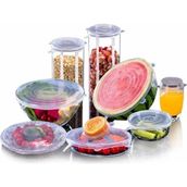 Mikasso Silikon Streç Kapak 6'lı Tencere Bonesi Silikon Gri