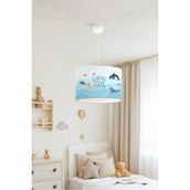 Mikasso Under The Sea Çocuk Odası Sarkıt 28 Cm'lik 242361 Kumaş 1 E27 Mavi Bebek / Çocuk Odası - Çok Renkli