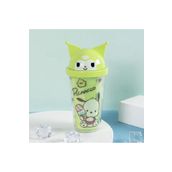 Mikro Kuromi 450 ml Yeşil Pipetli Parti Bardak