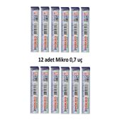 Mikro Min 0.7 2b Dereceli Cetvelli 12'li Kalem Ucu