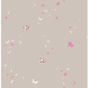 Milky Baby 427-1 Pembe Kelebek Desenli Çocuk Duvar Kağıdı
