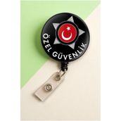 MİLLENEX Özel Güvenlik Kart Tutucu Buton Yoyo Yaka Kartığı Kart Tutucu Yoyo Kartlık-MBB-Y159