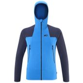 Millet MIV9466 9781 Mavi K Lightgrid H Erkek Kapüşonlu Tam Fermuar Polartec Polar