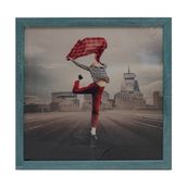 Mina Art AS 33x33 cm Çerçeveli Linen Baskı Tablo