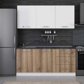 Minar 180-D1 Beyaz Dore 180 cm Mutfak Dolabı