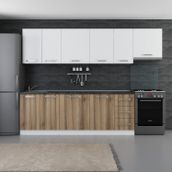 Minar 290-D4 Lotus Beyaz Dore 290 cm Mutfak Dolabı