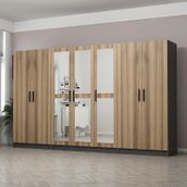 Minar 290-D6 Lotus Beyaz Dore 290 cm Mutfak Dolabı