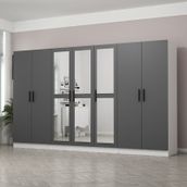 Minar 290-D7 Lotus Beyaz Dore 290 cm Mutfak Dolabı