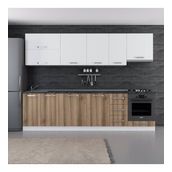 Minar 290-D8 Lotus Beyaz Dore 290 cm Mutfak Dolabı
