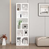 Minar Bohem Kitaplık 170 Cm Mebran - Beyaz