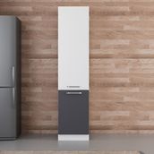 Minar D50 A1 Beyaz Antrasit 50 CM Mutfak Boy Dolabı