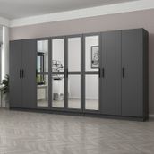 Minar Mobilya 210-B6 Beyaz 210 cm Hazır Mutfak Dolabı