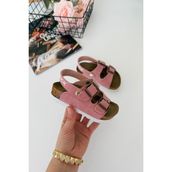 Miniğimin Cicileri Miniğimin Ciciler Yazlık Unisex Çocuk Sandalet - Pudra