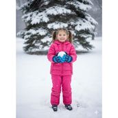 Miniko Kids Kitti 422-017 Kız Çocuk 9-14 Kar Kayak Eldiveni - 10 - 14 Yaş - Lacivert