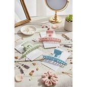 Miniso Lisanslı Basic Mermer Desenli Saç Tokası – Karışık Renk 14 Cm Çok Renkli