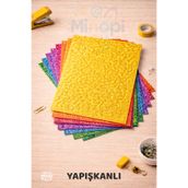 Minopi 10 Renk Simli Eva Süngeri 50X70 cm 10'lu Paket 1.5 mm