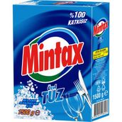 Mintax Bulaşık Makinesi Tuzu 1.5 kg Kireç Önleyici Güçlü Formül %100 Katkısız