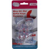 Miny Baby 8'li Şeffaf Köşe Koruyucu