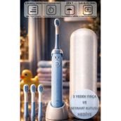 Mioji Oral B2 Kids Care Mavi Şarjlı Çocuk Diş Fırçası + 3 Adet Fırça Başlık