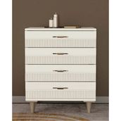 Miracool Menekşe 4 Çekmeceli Şifonyer / Komple Mdf / Modern Tasarım - Menekşe Moru