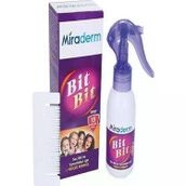 Miraderm Bit Bit Bit ve Sirke Spreyi 100 ml + Metal Tarak