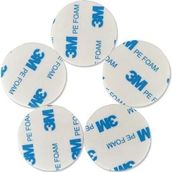 Misda Store 3m Köpüklü Çift Taraflı Bant Yuvarlak Kesim 30 mm 30 Adet
